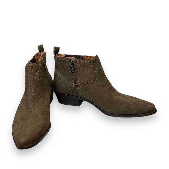 Lucky Brand Shoes - Lucky Brand Hikalli brown suede leather ankle boot NEW